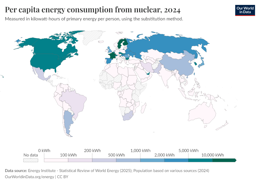 A thumbnail of the "Per capita energy consumption from nuclear" chart